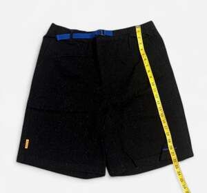Round Two Black Flecked Belted Shorts Size 34